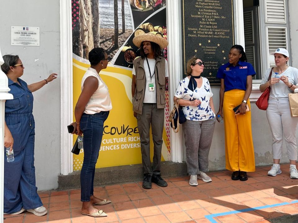 Visite institutionnelle en groupe à Saint-Pierre